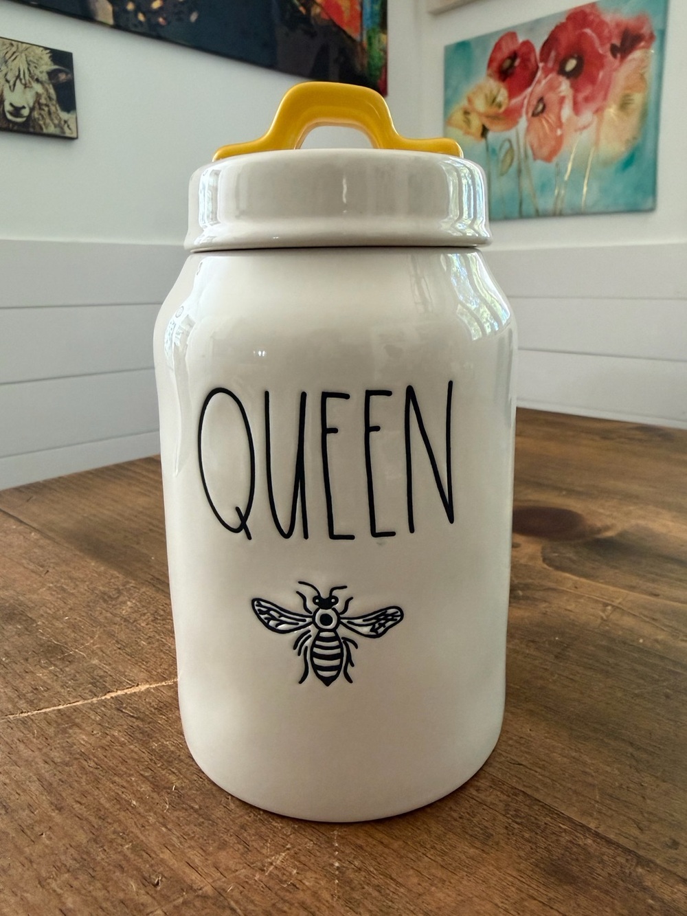 Rae Dunn Queen Bee canister